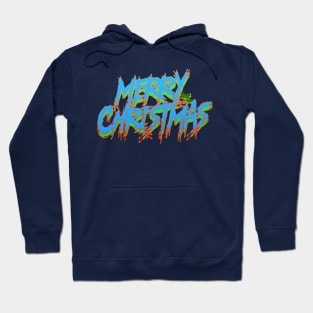 Merry Christmas (Black Metal) - Neon Hoodie